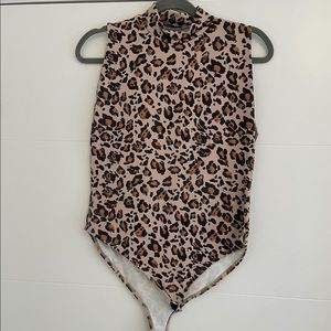 Zara Leopard Bodysuit